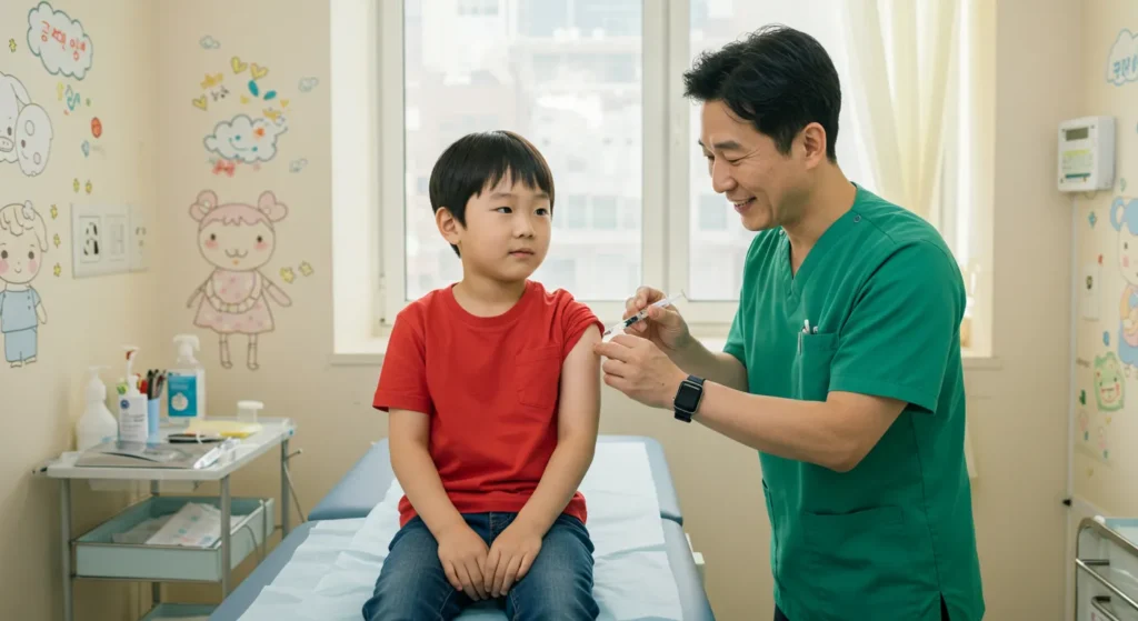 유아 독감예방접종 정보
