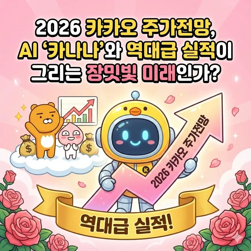 2026 카카오 주가전망, AI '카나나'와 역대급 실적이 그리는 장밋빛 미래인가