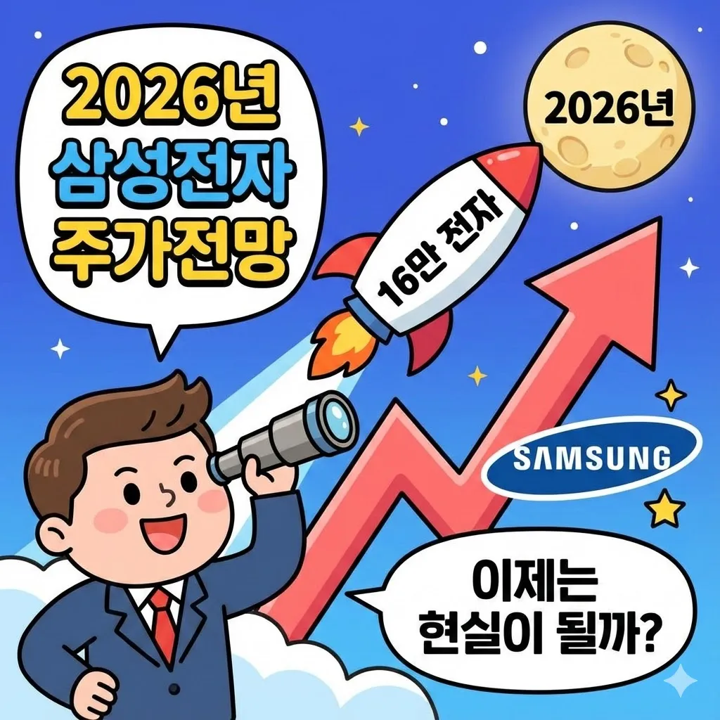 2026년 삼성전자 주가전망 및 목표주가 분석, 16만 전자, 이제는 현실이 될까요?