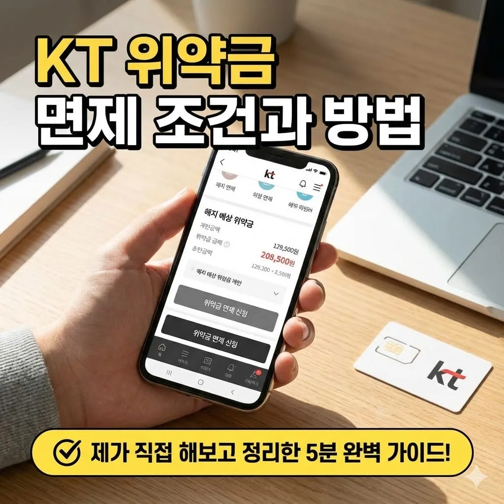 KT 위약금 면제 조건과 방법, 제가 직접 해보고 정리한 5분 완벽 가이드