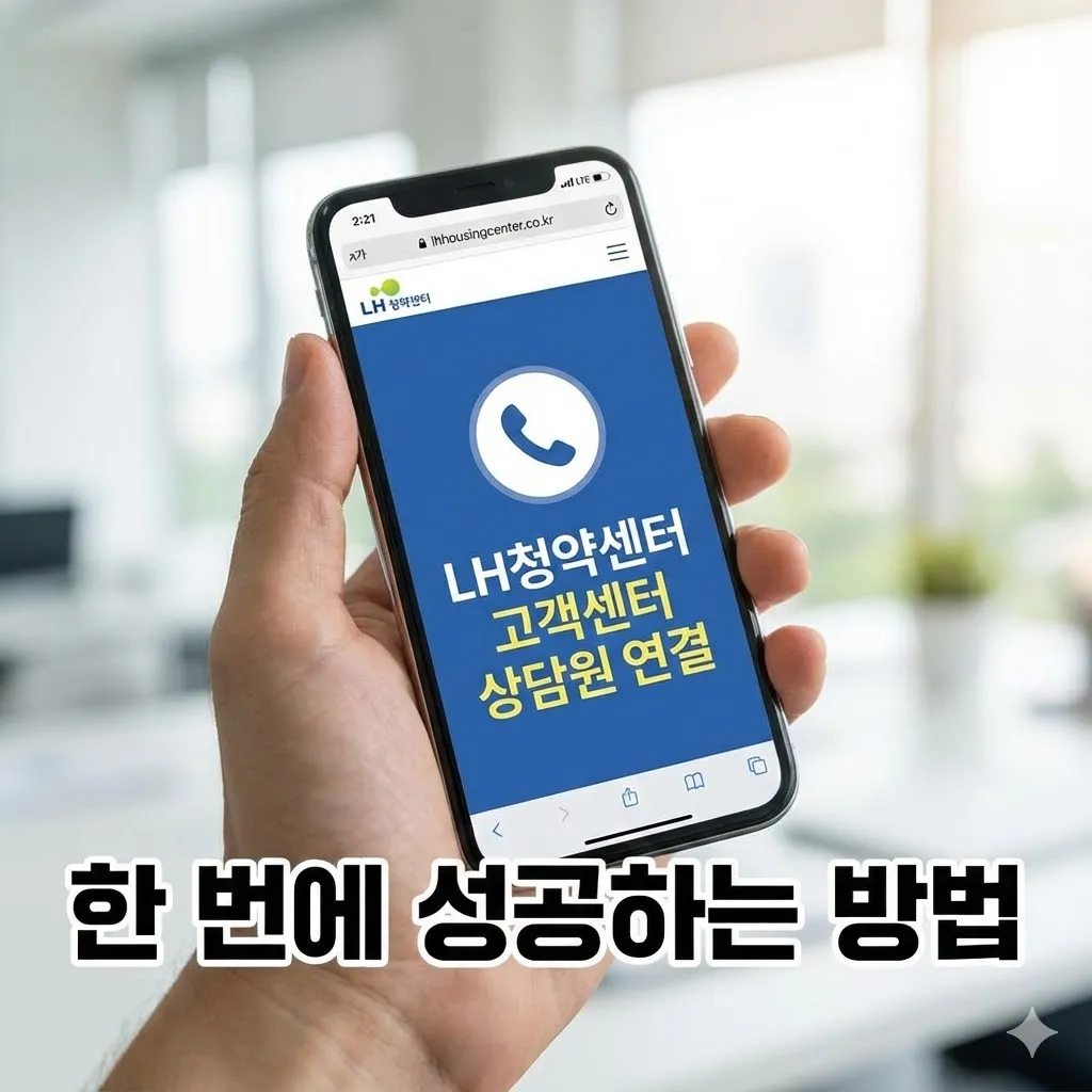 lh청약센터 고객센터 상담원 연결 한 번에 성공하는 방법