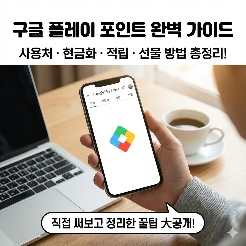 구글 플레이 포인트 사용처부터 현금화 적립 선물 방법까지, 직접 써보고 정리한 꿀팁