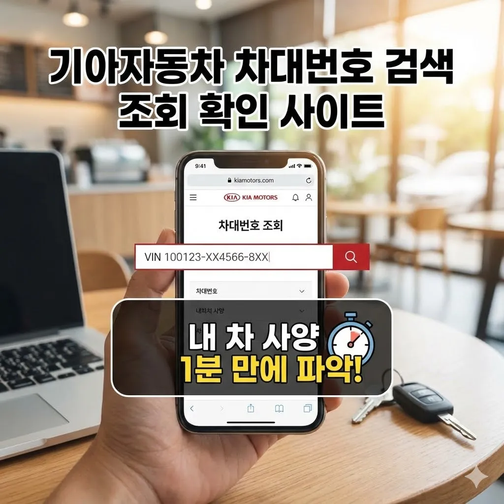 기아자동차 차대번호 검색 조회 확인 사이트, 내 차 사양 1분 만에 파악하는 법