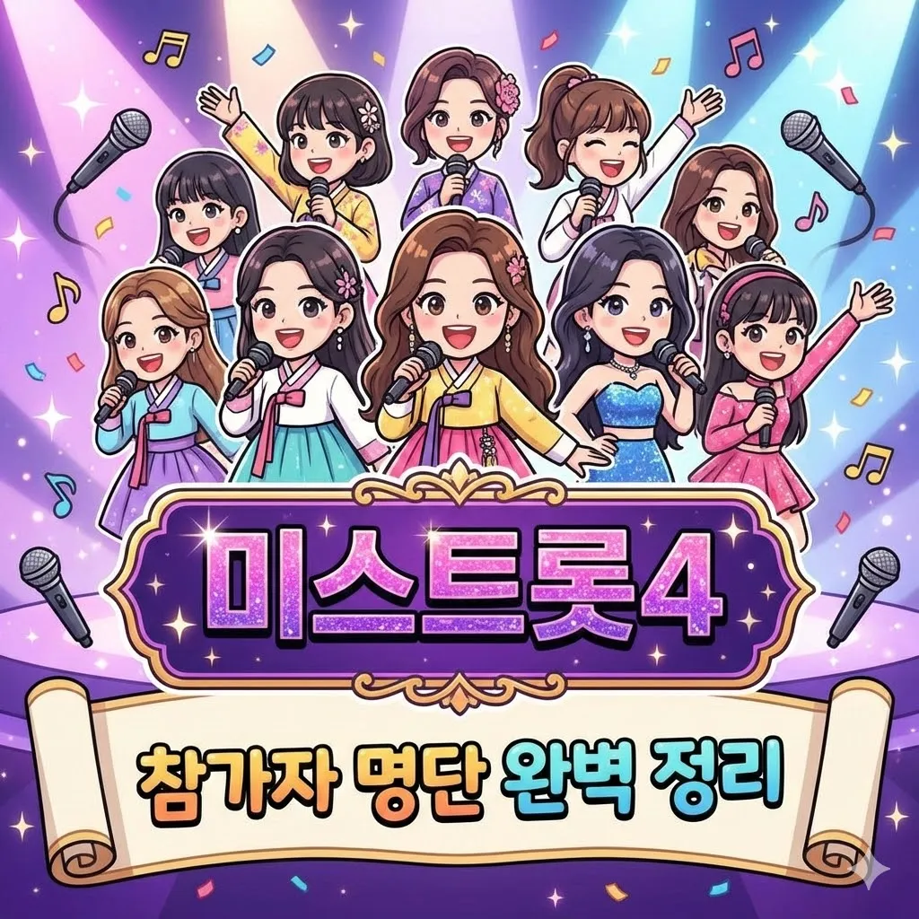 미스트롯4 참가자 명단 완벽 정리