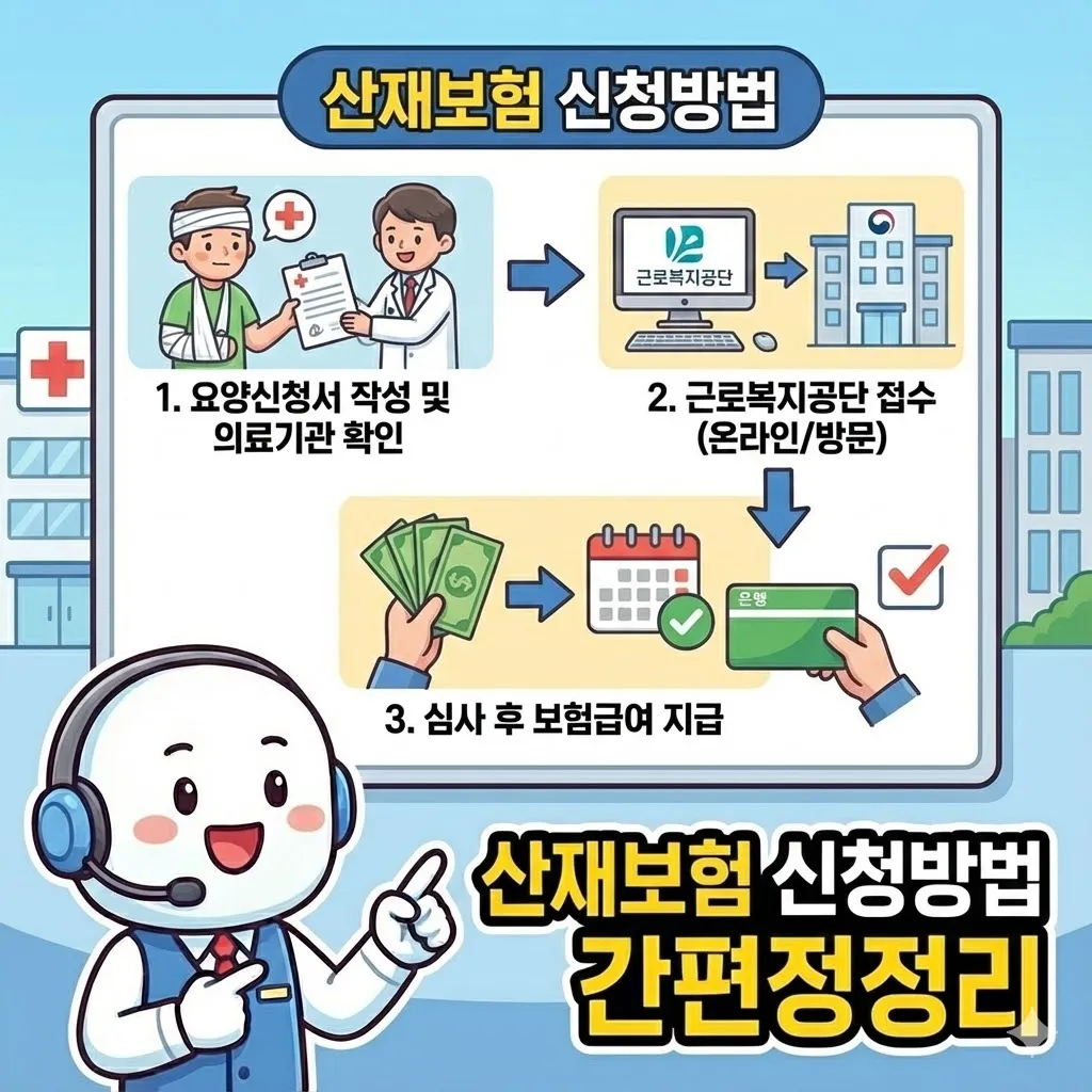 산재보험 신청방법 간편정리