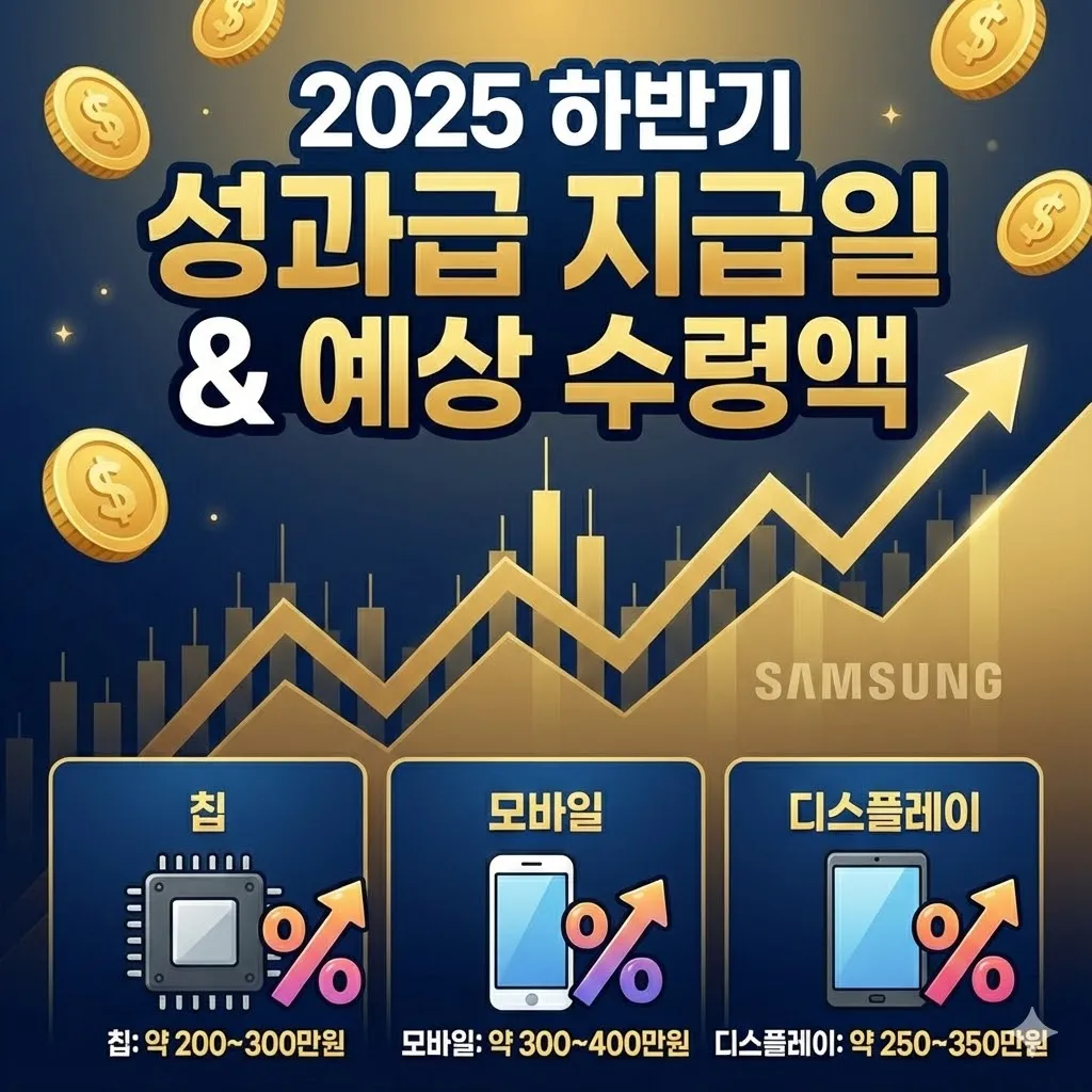 삼성전자 하반기 성과급 지급일 및 부문별 TAI 예상 수령액