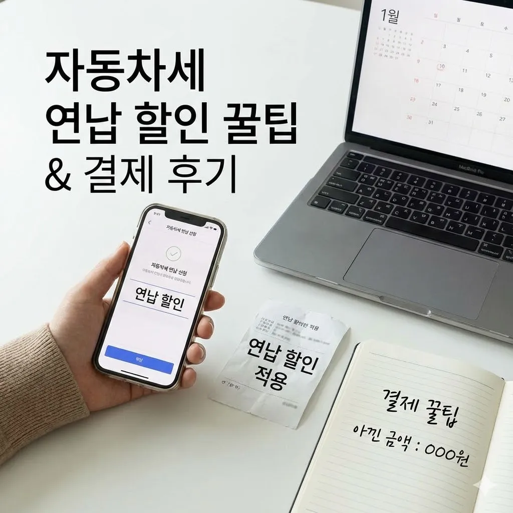 자동차세 납부 방법, 제가 직접 해보고 아낀 연납 할인과 결제 꿀팁