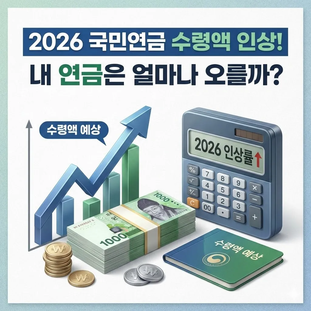2026년 국민연금 수령액 인상률, 내 연금은 얼마나 오를까