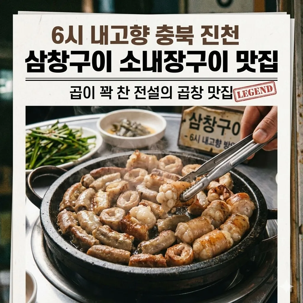 6시 내고향 충북 진천 소내장구이 맛집 삼창구이, 곱이 꽉 찬 전설의 곱창 맛집