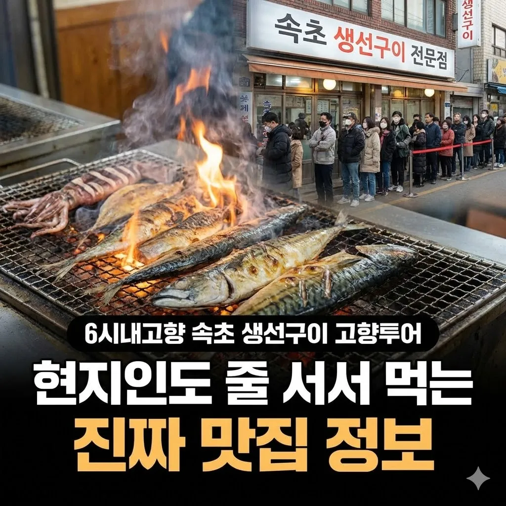 6시내고향 속초 생선구이 고향투어, 현지인도 줄 서서 먹는 진짜 맛집 정보