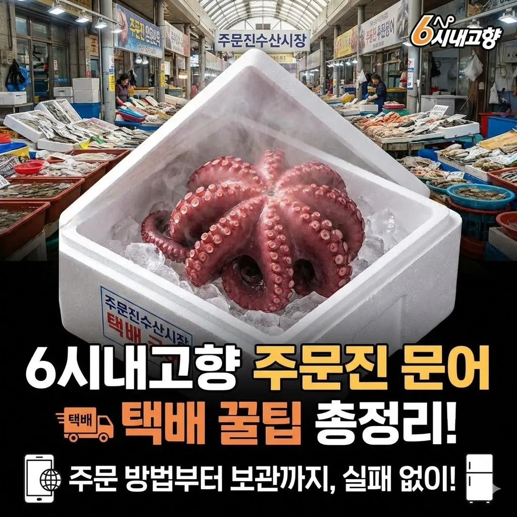 6시내고향 주문진수산시장 문어 택배 주문 방법부터 보관까지, 실패 없는 꿀팁 총정리