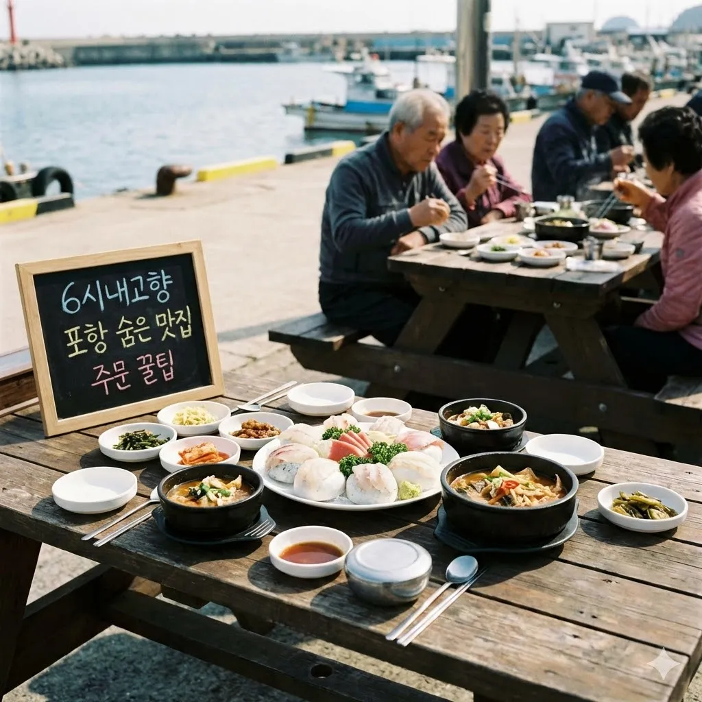 6시내고향 포항 제철 수산물 횟집, 현지인만 아는 숨은 명소와 주문 꿀팁