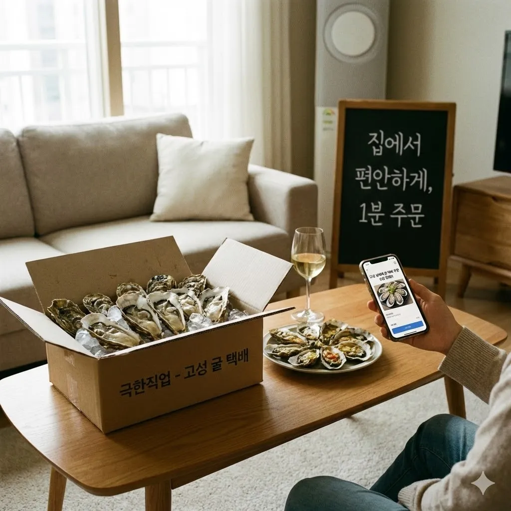 극한직업 고성 삼배체 굴