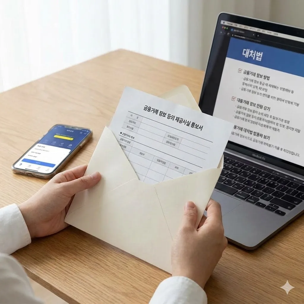 금융거래 정보 등의 제공사실 통보서 확인 방법과 대처법