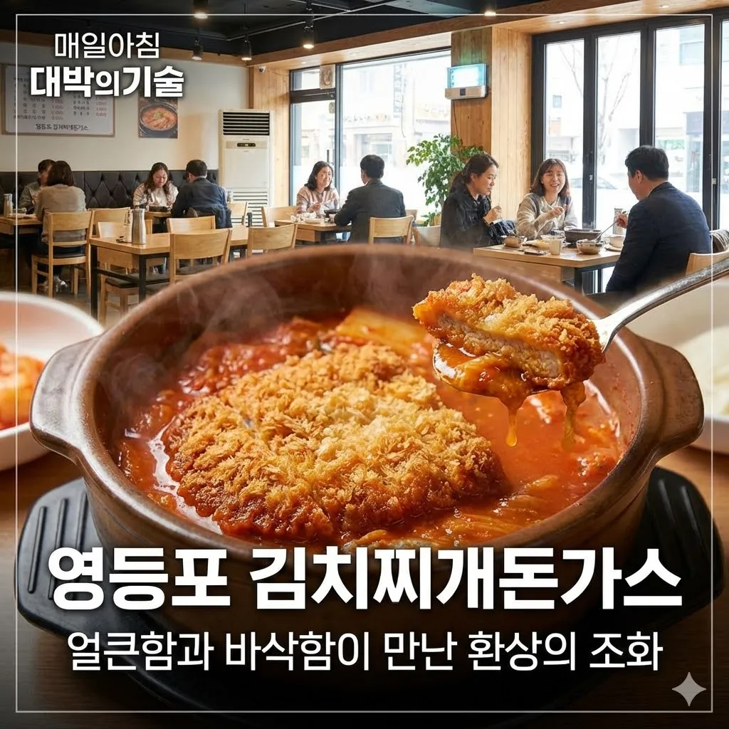 매일아침 대박의기술 영등포 김치찌개돈가스, 얼큰함과 바삭함이 만난 환상의 조화
