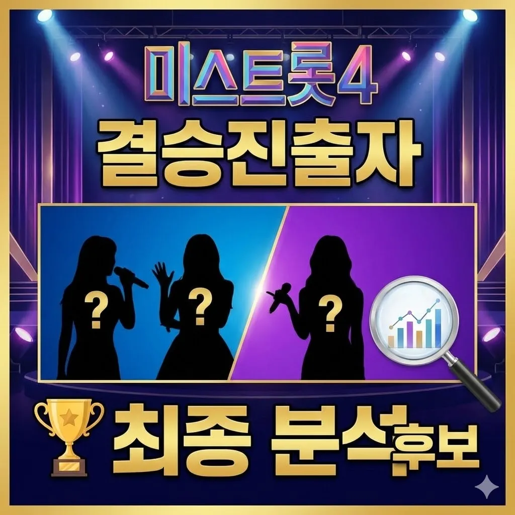미스트롯4 결승진출자명단 및 우승 후보 실력자 최종 분석