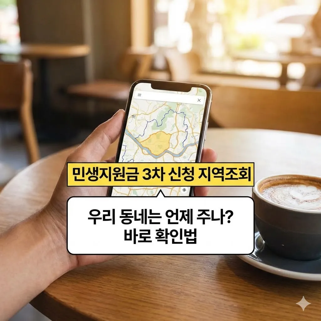 민생지원금 3차 신청 지역조회, 우리 동네는 언제 주나? 바로 확인법