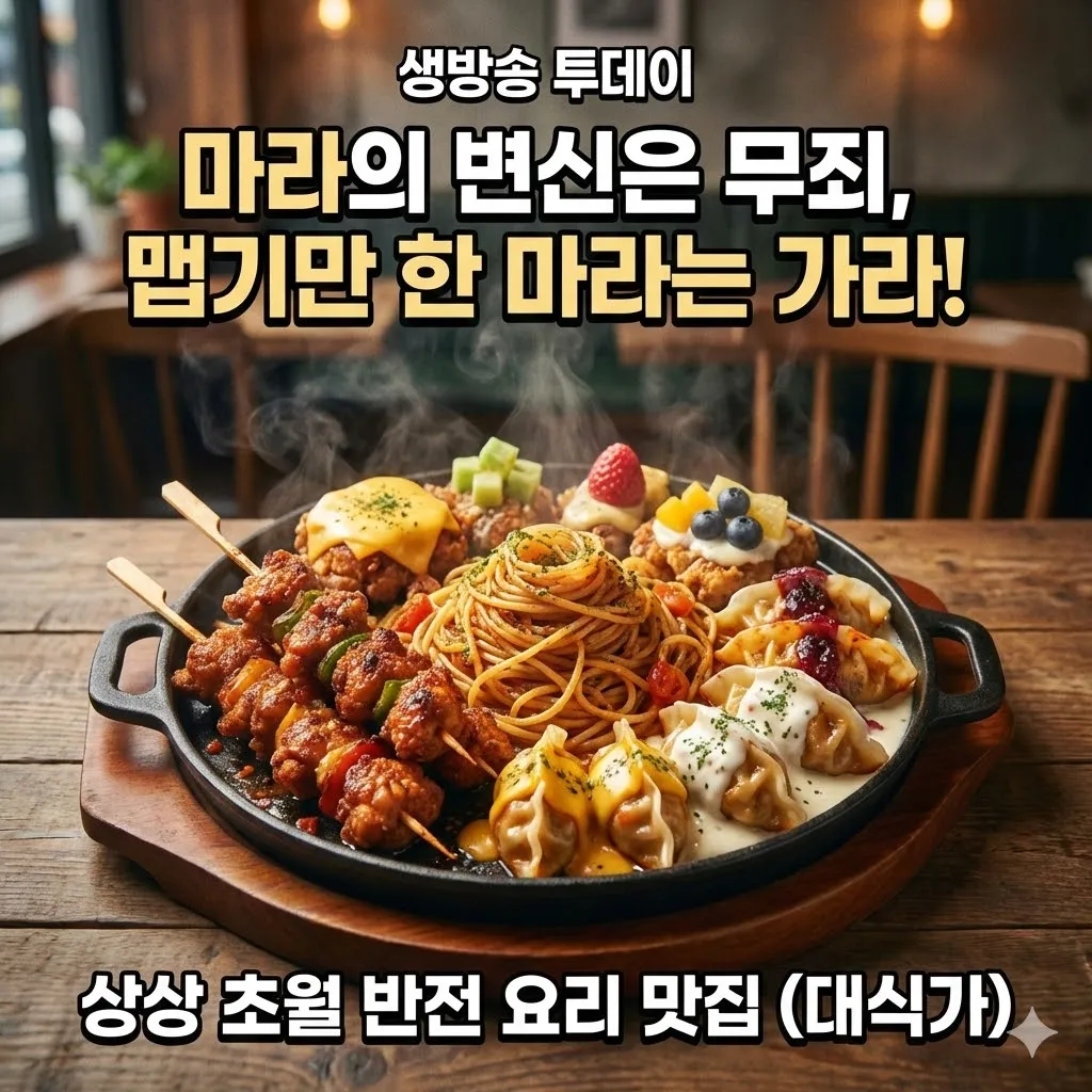 생방송 투데이 마라의 변신은 무죄, 맵기만 한 마라는 가라! 상상 초월 반전 요리 맛집 위치 '대식가'