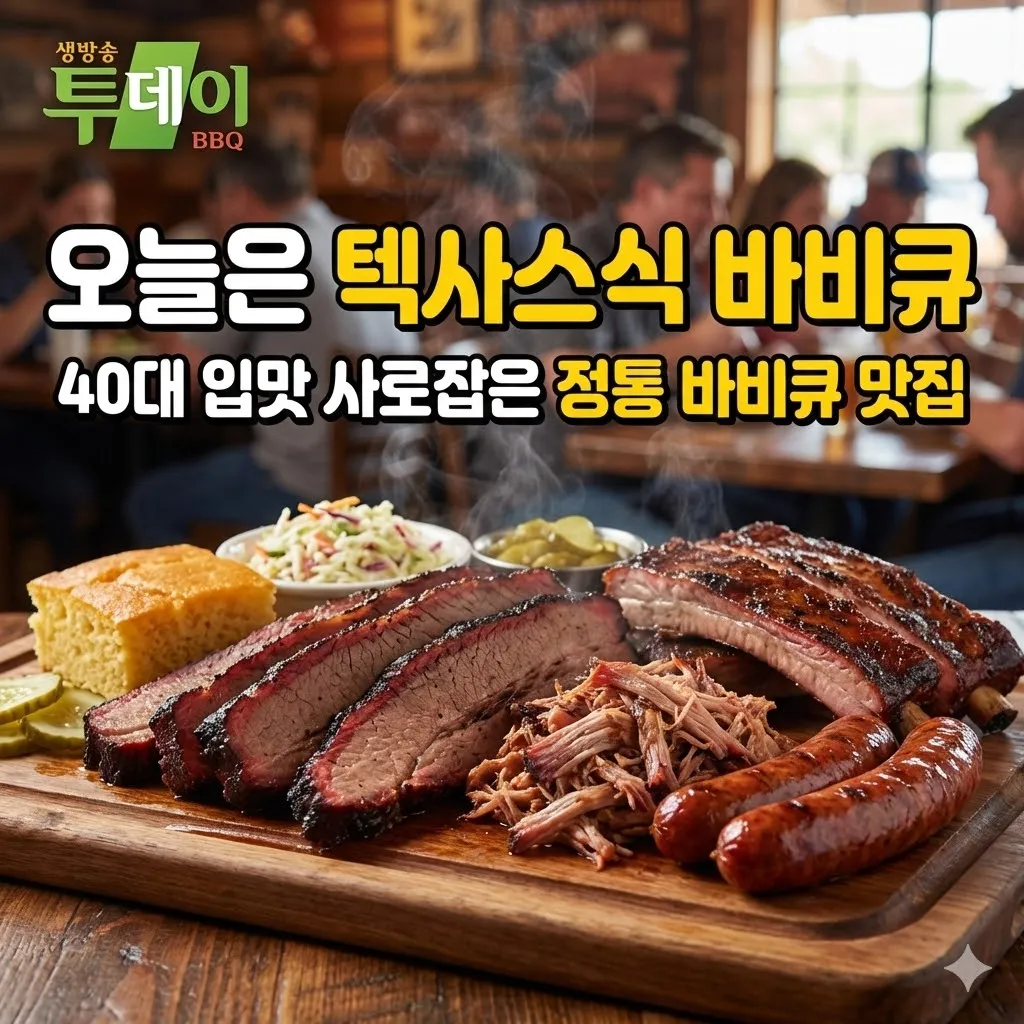 생방송 투데이 오늘은 텍사스식 바비큐, 40대 입맛 사로잡은 정통 바비큐 맛집