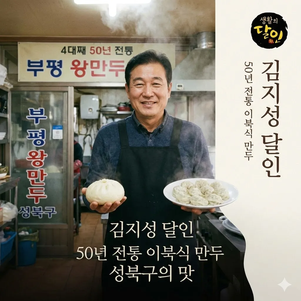 생활의 달인 김지성 달인 만두 찐빵 부평 왕만두 성북구 4대째 50년 전통 이북식 만두 강남 만두집