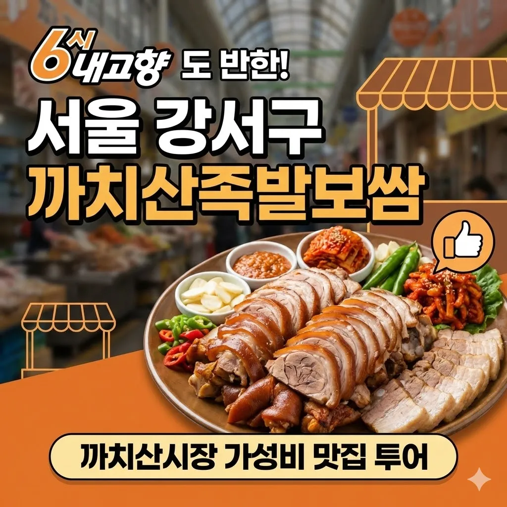 서울 강서구 까치산족발보쌈, 6시 내고향도 반한 까치산시장 가성비 족발 맛집 투어