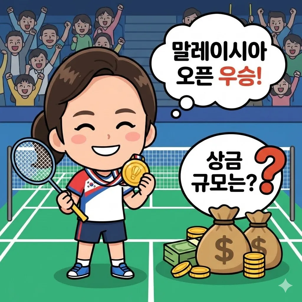 안세영 우승, 말레이시아 오픈 우승상금 규모는 얼마일까?