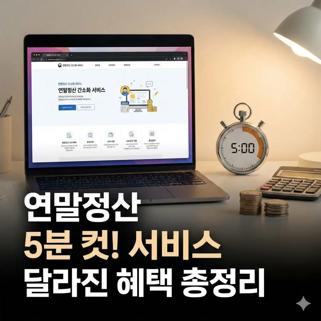 연말정산 간소화 서비스 신청 5분 만에 끝내는 법! 달라진 혜택 총정리