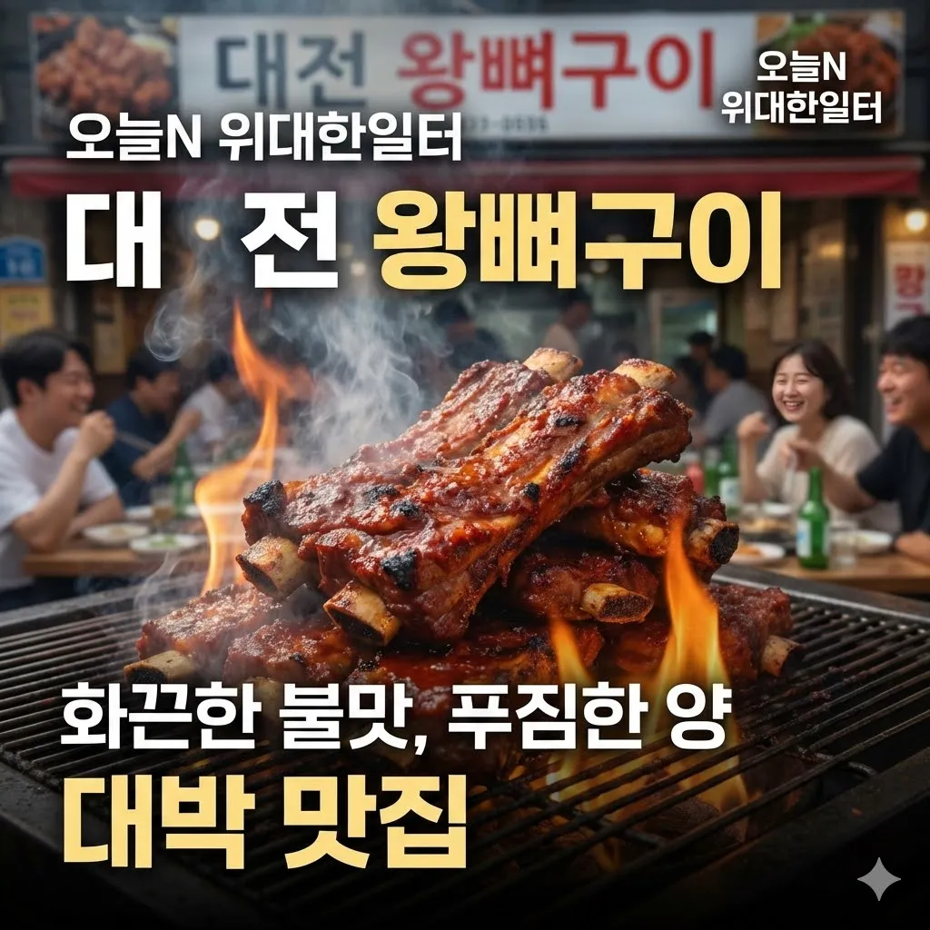 오늘N 위대한일터 대전 왕뼈구이, 화끈한 불맛과 푸짐한 양으로 소문난 대박 맛집