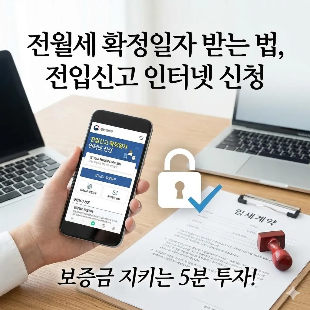 전월세 확정일자 받는 법 전입신고 인터넷 신청, 보증금 지키는 5분 투자!