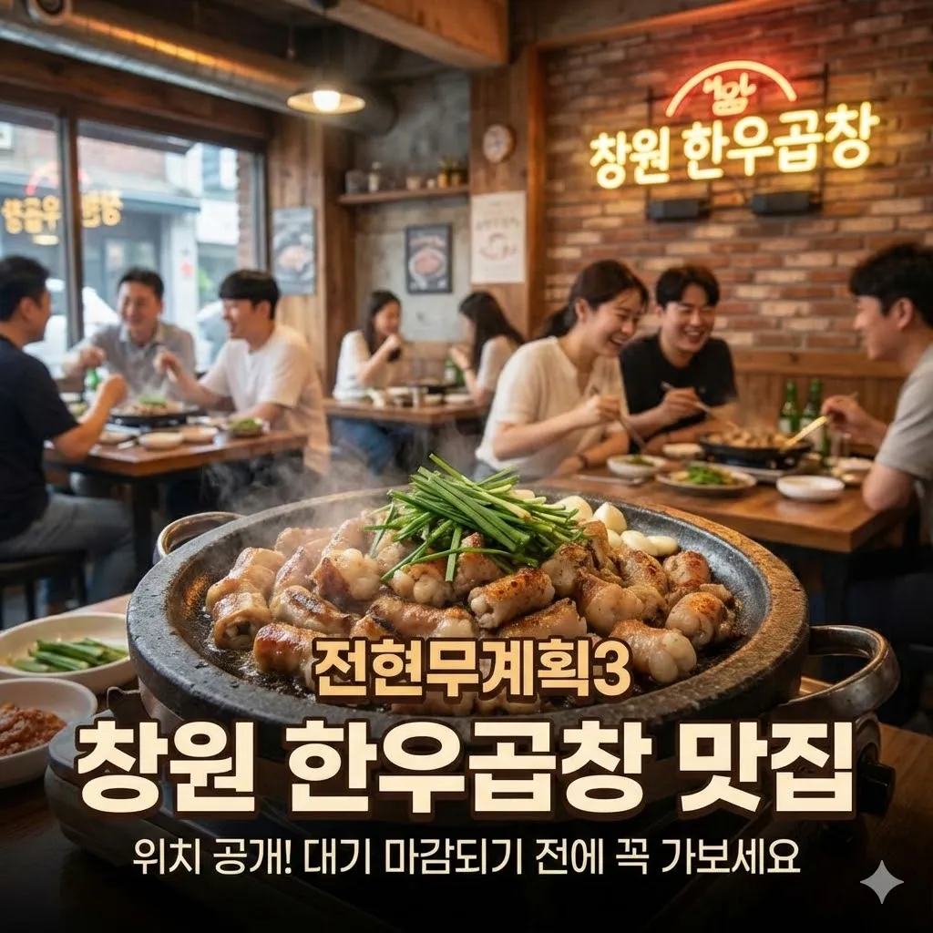 전현무계획3 창원 한우곱창 맛집 위치 공개! 대기 마감되기 전에 꼭 가보세요