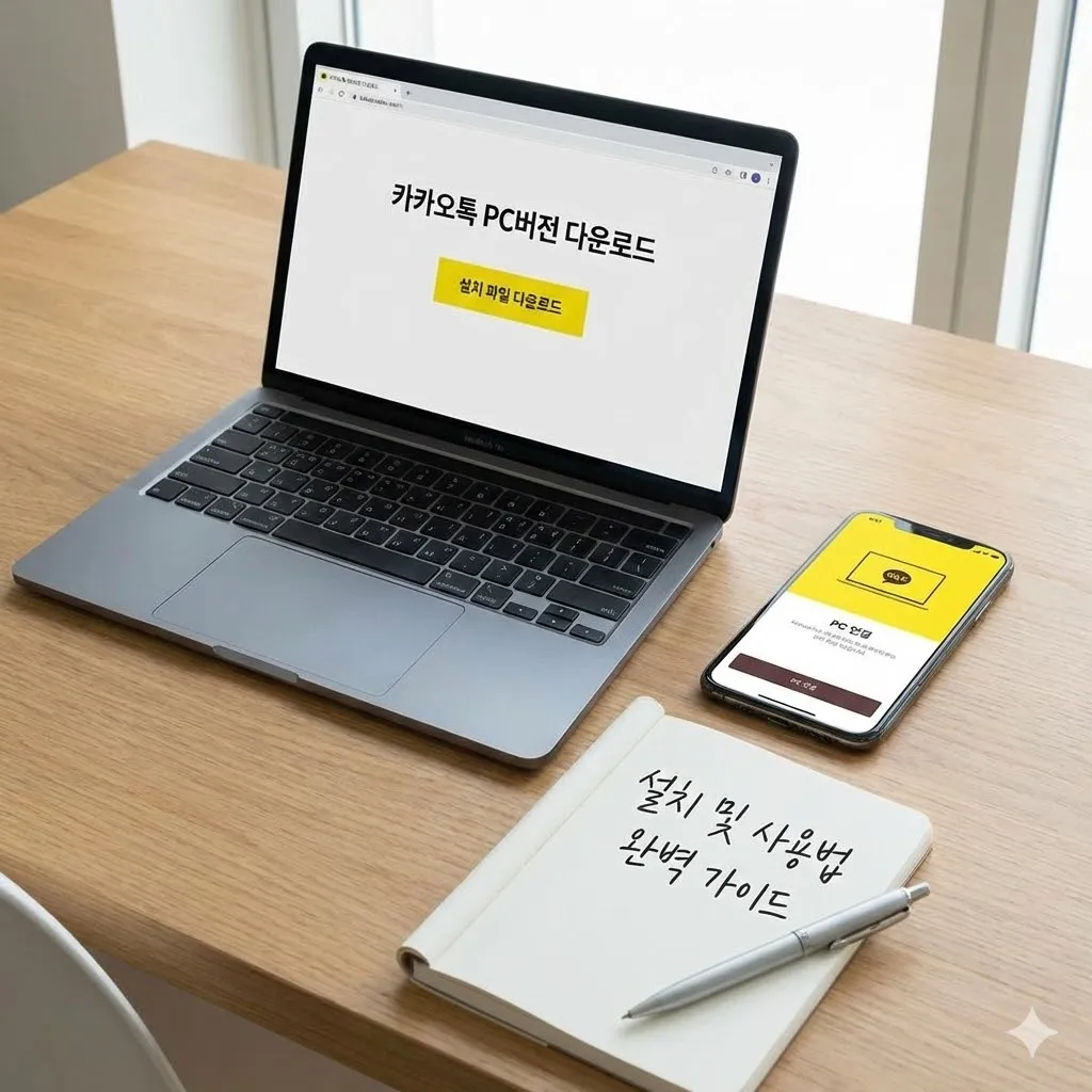카카오톡 pc버전 다운로드 설치 및 사용법 완벽 가이드