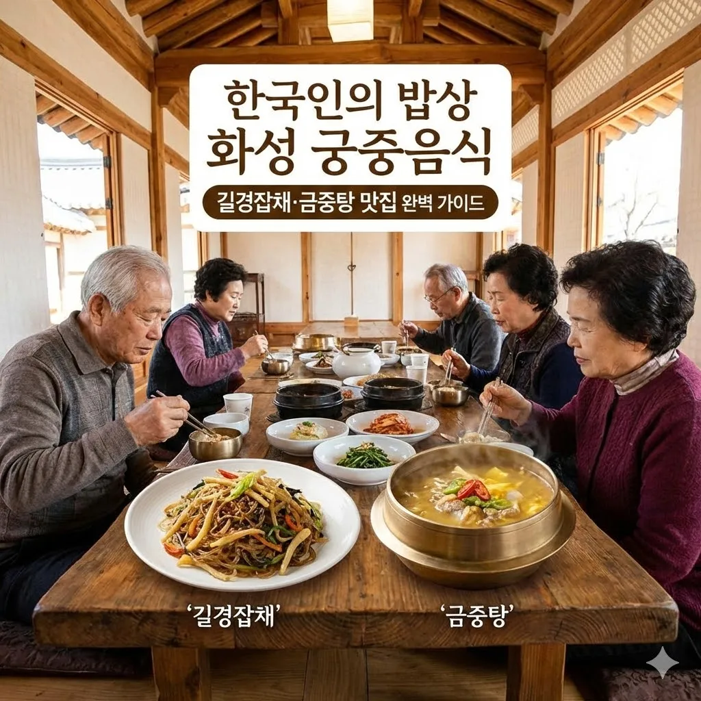 한국인의밥상 화성 궁중음식 요리 식당 정보 및 길경잡채·금중탕 맛집 완벽 가이드