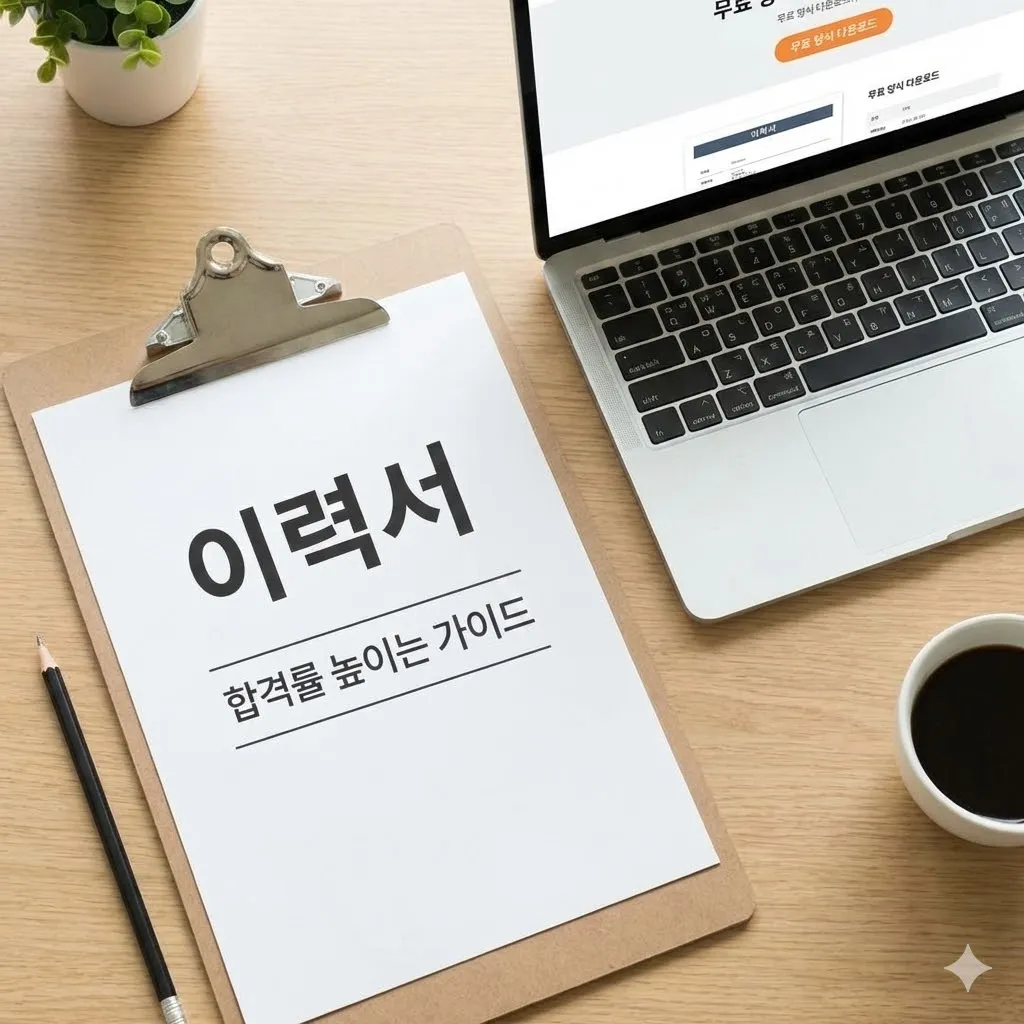 합격률 높이는 이력서 양식 무료다운 및 작성법 가이드