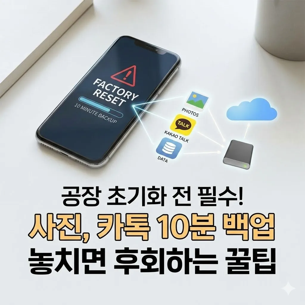휴대폰 공장 초기화