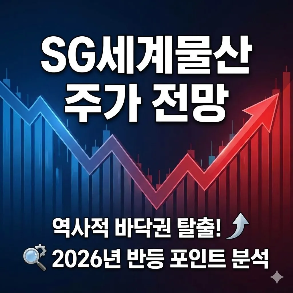 SG세계물산 주가 전망, 역사적 바닥권 탈출과 2026년 반등 포인트 분석