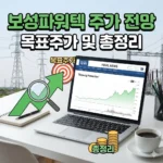 보성파워텍 주가 전망