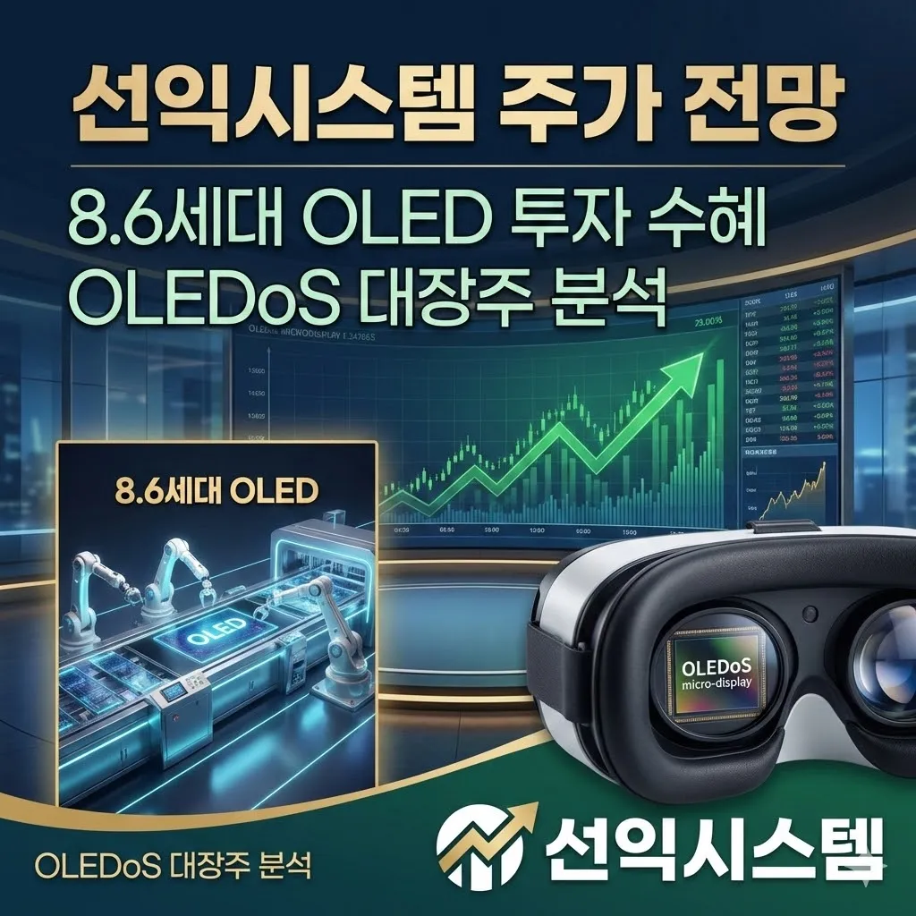 선익시스템 주가 전망, 8.6세대 OLED 투자 수혜와 OLEDoS 대장주 분석