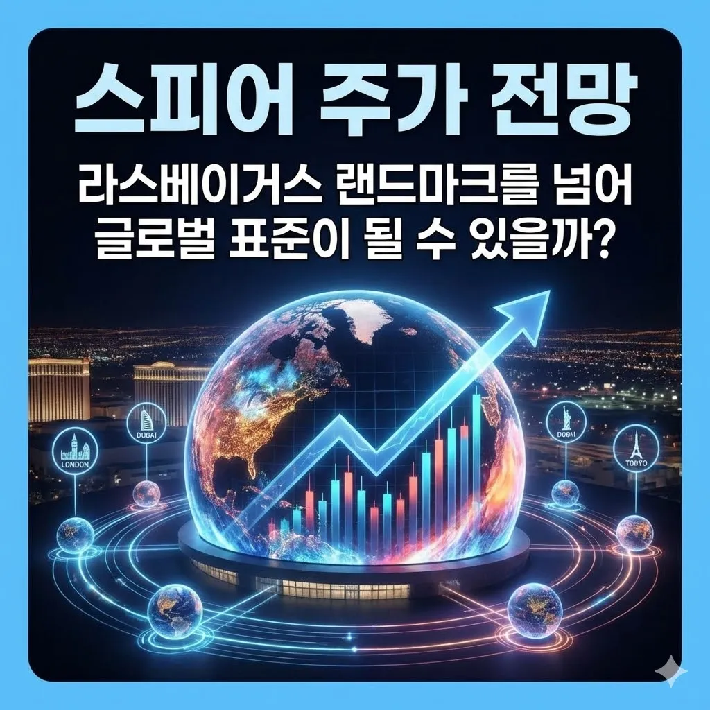 스피어 주가 전망, 라스베이거스 랜드마크를 넘어 글로벌 표준이 될 수 있을까?