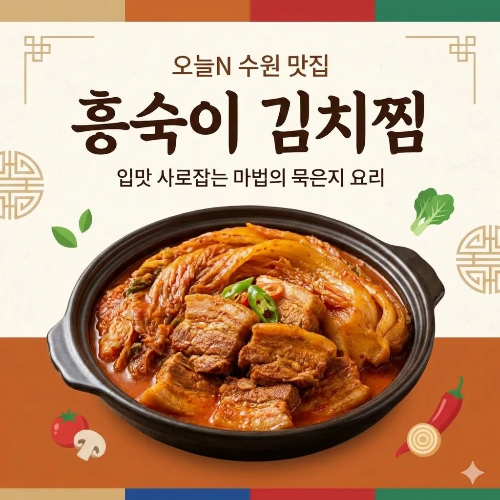 오늘N 수원 김치찜 흥숙이김치찜 입맛 사로잡는 마법의 묵은지 요리
