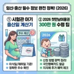 시험관 출산일 계산기부터 2026년 첫만남이용권 300만 원 수령 팁까지