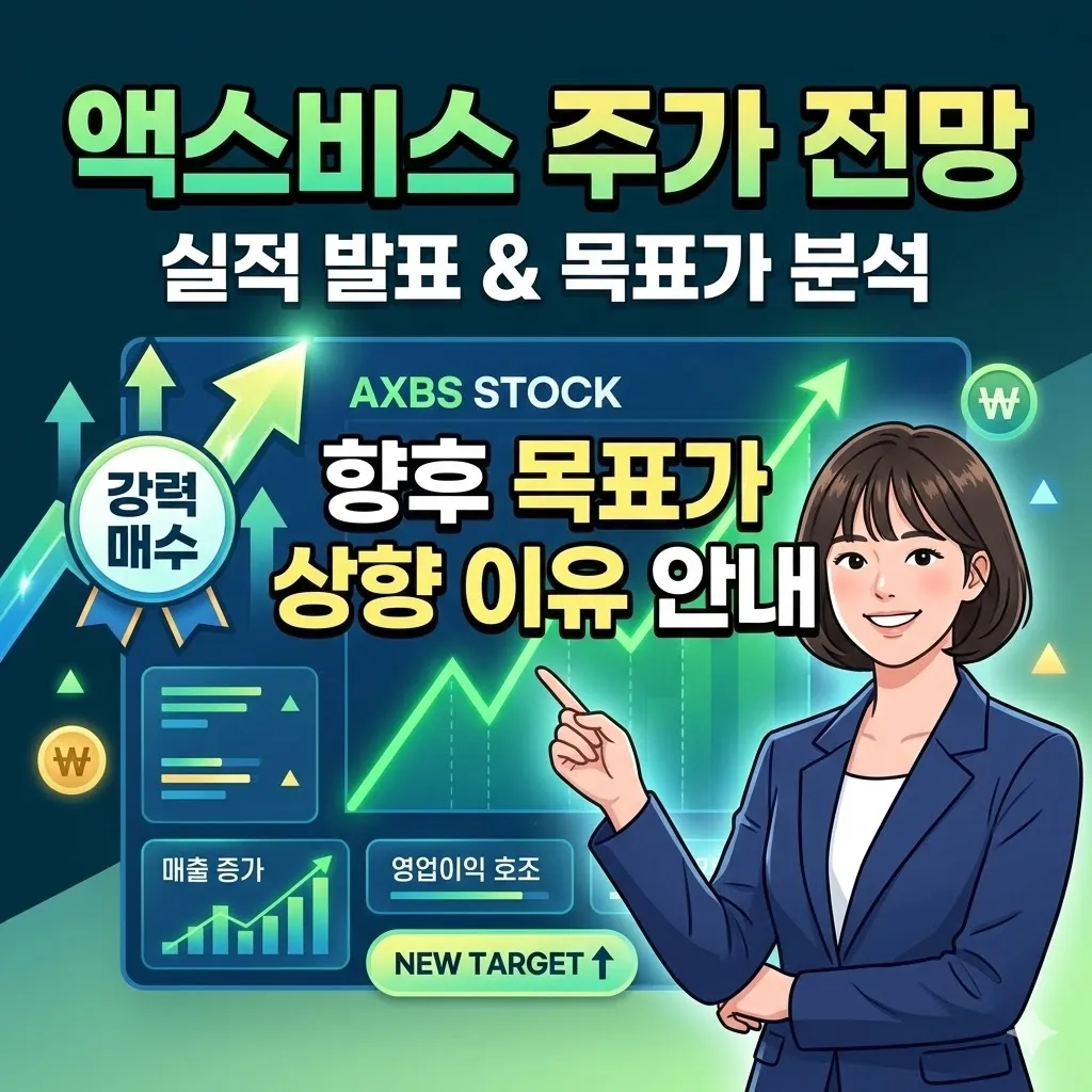 액스비스 주가 전망 실적 발표 데이터와 향후 목표가 상향 이유 안내