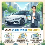 전기차 구매 보조금 신청 자격과 지자체별 지원금 확인법
