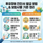 후유장해 진단서 발급 방법과 보험사별 장해 기준