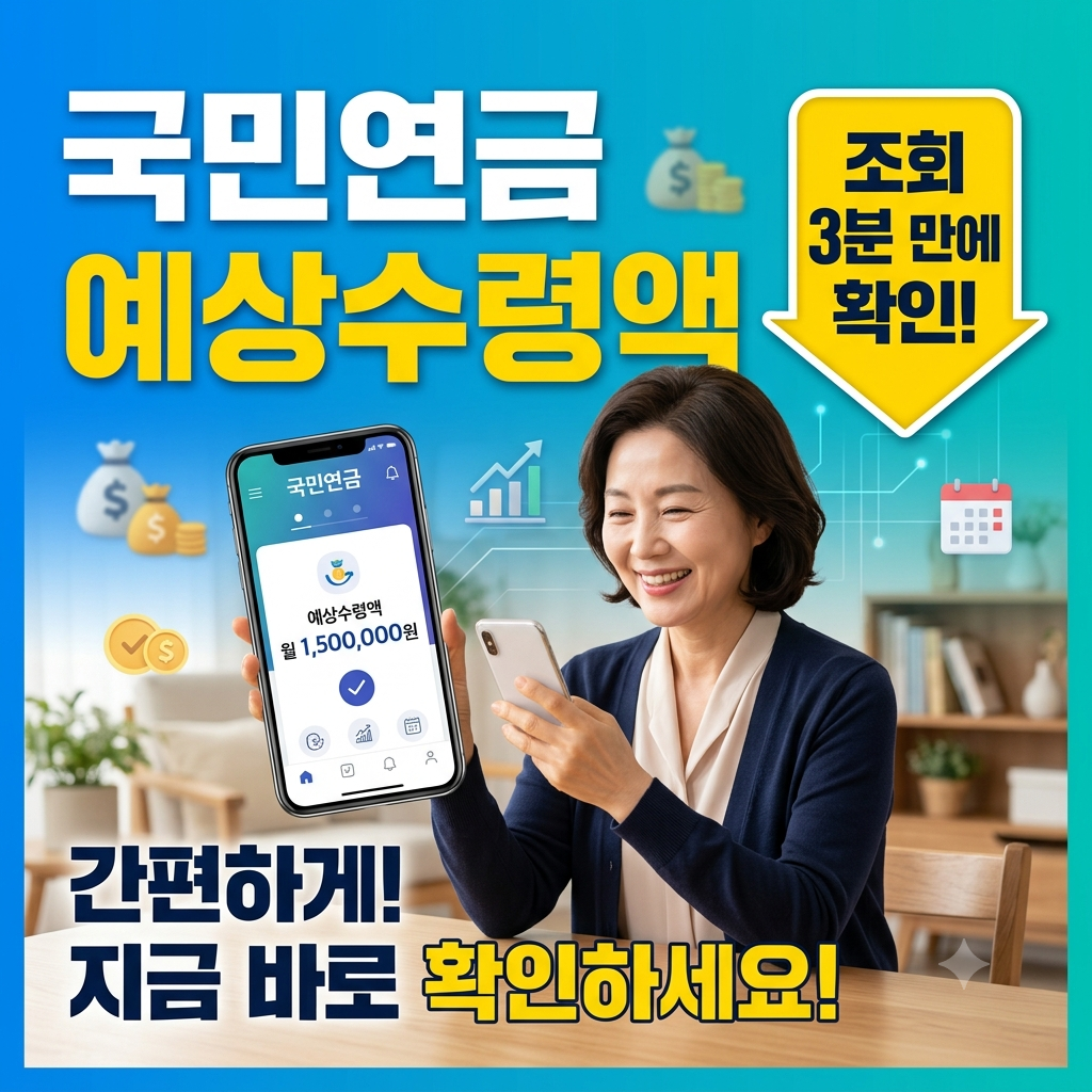 국민연금 예상수령액 조회