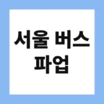 서울 버스 파업