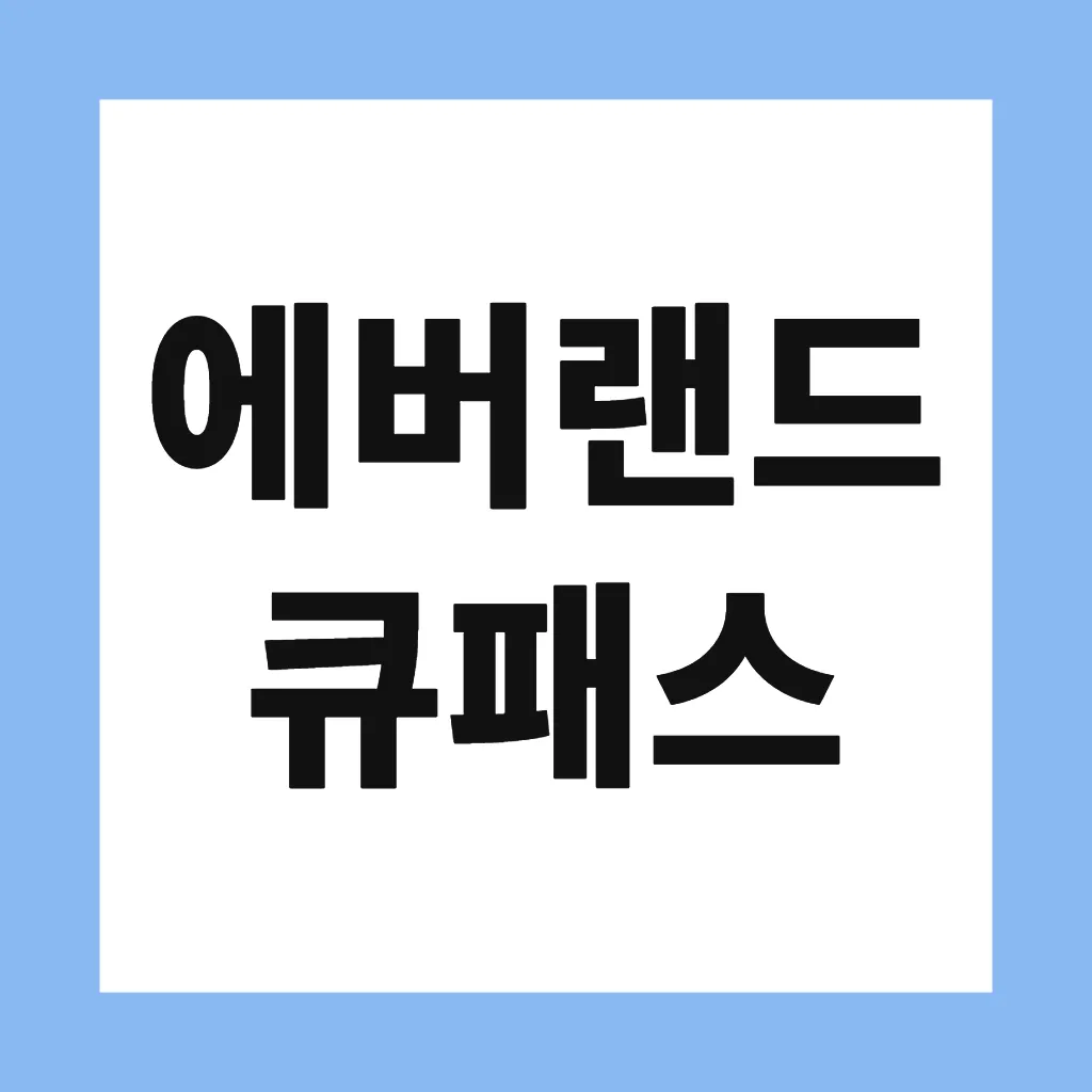 에버랜드 큐패스